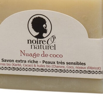 NoireôNaturel Savon "Nuage de Coco"